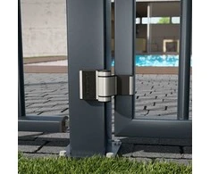 Locinox Dviejų padėčių reguliuojamų vyrių pora, RAL9006
