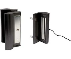 Locinox Elektromagnetas 3000N su integruota rankena kiemo varteliams, RAL 9005