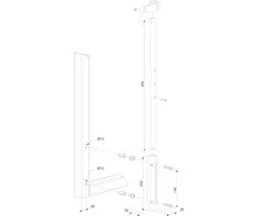 Locinox Kiemo vartų skląstis RAL9005