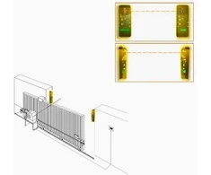 Darus Fotoelementai PF5102 su integruotu signaliniu švyturėliu, pasukami
