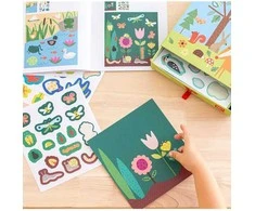 Apli Kids Lipdukų žaidimas „Forest“
