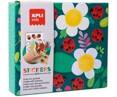 Apli Kids Lipdukų žaidimas „Ladybug“