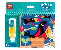 Apli Kids Spalvinimo knygelė "Gyvūnai" su vandens pieštuku