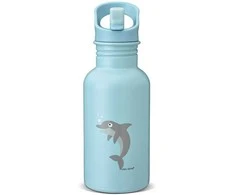 CARL OSCAR Nerūdijančio plieno sandarus vandens butelis, Mėlyna-dolphin, 500 ml