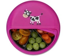 CARL OSCAR SnackDISC, Violetinė-cow 15 cm