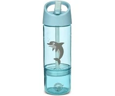 CARL OSCAR Vandens gertuvė 2in1, mėlynas-dolphin 0,3 + 0,15 l
