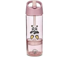 CARL OSCAR Vandens gertuvė 2in1, pink-panda 0,3 + 0,15 l
