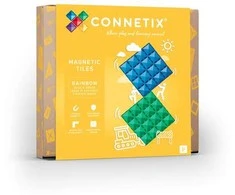 Connetix – Pagrindo plokštė – vaivorykštės mėlyna ir žalia (CT-R-BG002-BP)