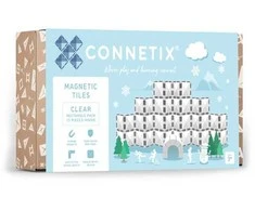 Connetix – stačiakampis paketas – 12 vienetų – skaidrus (CT-C-00012-RE)