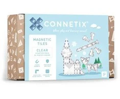 CONNETIX Magnetinis konstruktorius 34d. Clear starter pack