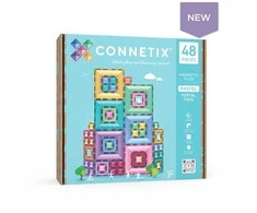 CONNETIX - Magnetinis konstruktorius - 48d. Pastel Portal Pack