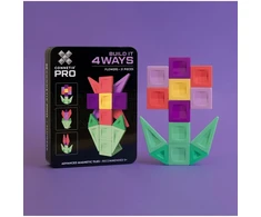 Teka CONNETIX - magnetinis konstruktorius PRO Build It 4 Ways Flowers Pack, 21d.