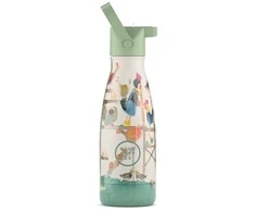 Cool Bottles - Nerūdijančio plieno vaikiškas buteliukas su šiaudeliu arba užsukimu, 260ml (Koala hugs)