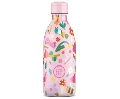 Cool Bottles - Nerūdijančio plieno vaikiškas buteliukas su šiaudeliu arba užsukimu, 500ml (Bug life)