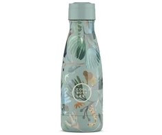 Cool Bottles - Nerūdijančio plieno vaikiškas buteliukas su šiaudeliu arba užsukimu, 260ml (Secret nature)