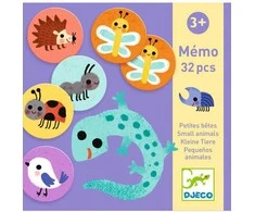 Djeco Atminties žaidimas - Gyvūnai (32 vnt.) ( DJ08254 )
