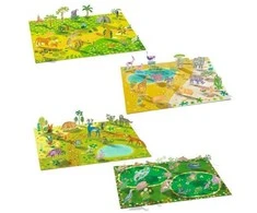 Djeco Daugkartiniai 3D lipdukai - Gyvūnai