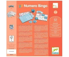 Djeco Edukacinis žaidimas - Eduludo - Skaičių bingo (4 žaidimai)