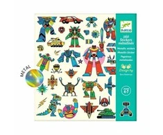 Djeco Lipdukai - 160 lipdukų - Robotai ( DJ09276 )