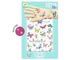 KNYGA Djeco Tatuiruotės - Drugeliai (50+ tatuiruočių) ( DJ09249 )
