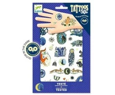 Djeco Tatuiruotės - Nakties atspindžiai (50+ tatuiruočių)