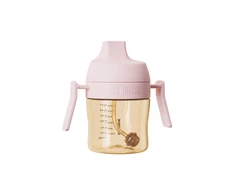 HEORSHE 160 ml silikoninis buteliukas kūdikiui Ultra Wide Neck, baltas