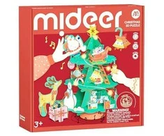 Mideer - Besisukanti muzikinė 3D kalėdinė dėlionė