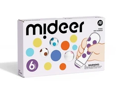 Mideer - Išplaunami taškiniai markeriai flomasteriai - 6 spalvos