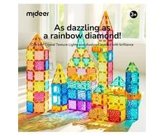 Mideer - Magnetinis konstruktorius - Prizmė - 90 dalių
