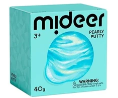 Mideer - Perlamutrinė sensorinė masė, CYAN