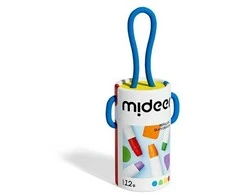 Mideer - Šilkinės kreidelės – 12 spalvų