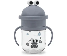 NOUI NOUI 360° puodelis-gertuvė, 250ml - The Frog Cup mėlynas