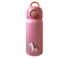 NOUI NOUI nerūdijančio plieno gertuvė, 350 ml, Vienaragis