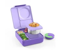 Pietų dėžutė su termosu OmieBox, Lilac violetinė