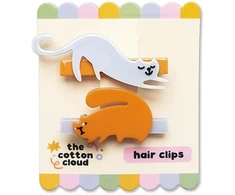 The Cotton Cloud - plaukų segtukai - meowtiful cats, 2vnt.