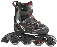 Adjustable roller skates for children FILA X-ONE (S29-32), juodas-red
