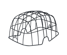 Bazilikas BASIL BUDDY SPACE FRAME naminių gyvūnėlių krepšelio dangtis, diržo tvirtinimas, juodas (NAUJAS)