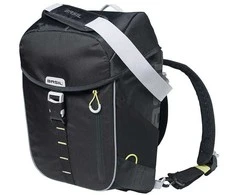 Basil Single Travel Pouch / BASIL MILES DAYPACK 14L kuprinė, tvirtinimas kabliu, vandeniui atsparus poliesteris, juodas (NAUJAS) - (BAS-17750)