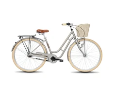 Bicycle ROMET Sonata Classic, champagne + front basket
