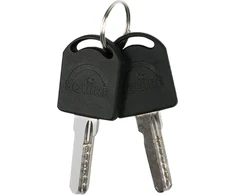 Bike lock SQUIRE Straplok 35 Twin, juodas