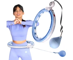 Mėlyna HHM15 HULA HOOP Mėlynas MAGNETIC WITH WEIGHT + COUNTER HMS