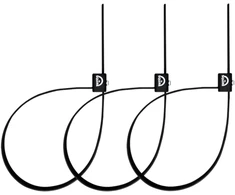 Trosinė spyna SQUIRE Straplok 10 Triple (3 vnt. pakuotėje)