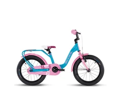 Dviratis S'COOL niXe 16" 1-speed coaster-brake Aliuminio ocean-pink