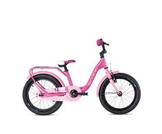 Dviratis S'COOL niXe 16" 1-speed coaster-brake Aliuminio pink-baby pink