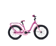 Dviratis S'COOL niXe 18" 1-speed coaster-brake Aliuminio pink-baby pink