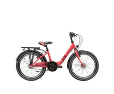 Children's bicycle S´COOL Wave Steel LTD, 20" coral/red