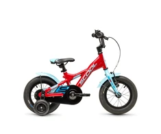 Children's bicycle S´COOL XXlite, 12" red/light mėlynas