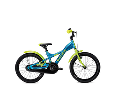 None Dviratis S'COOL XXlite 18" 1-speed coaster-brake Aliuminio mėlynas-lime