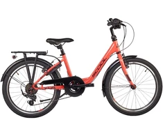 None Children's bicycle S'COOL chiX, 20" Coral/Dark Raudona