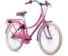 Children's bicycle S'COOL chiX Classic, 24" Berry/rusvai gelsvas